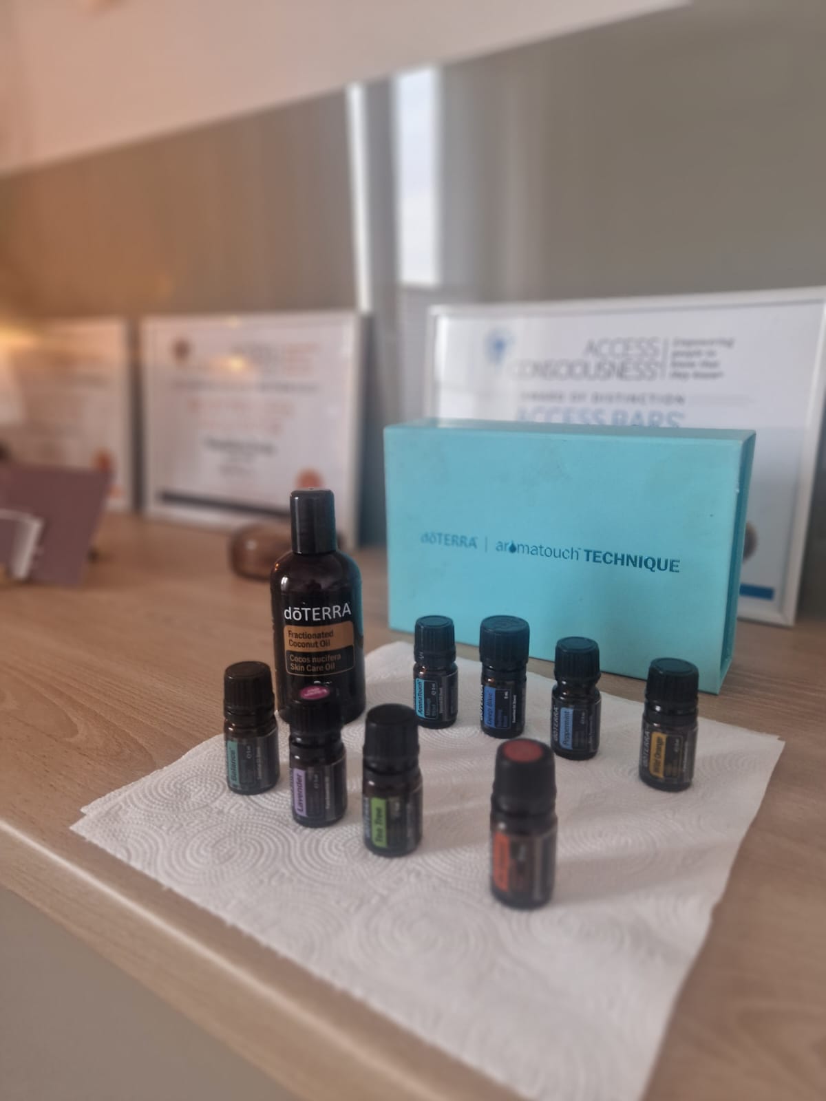 Zestaw olejków AromaTouch dōTERRA – sesja aromaterapeutyczna